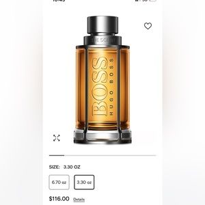 Hugo boss. The scent private accord. 3.3floz
